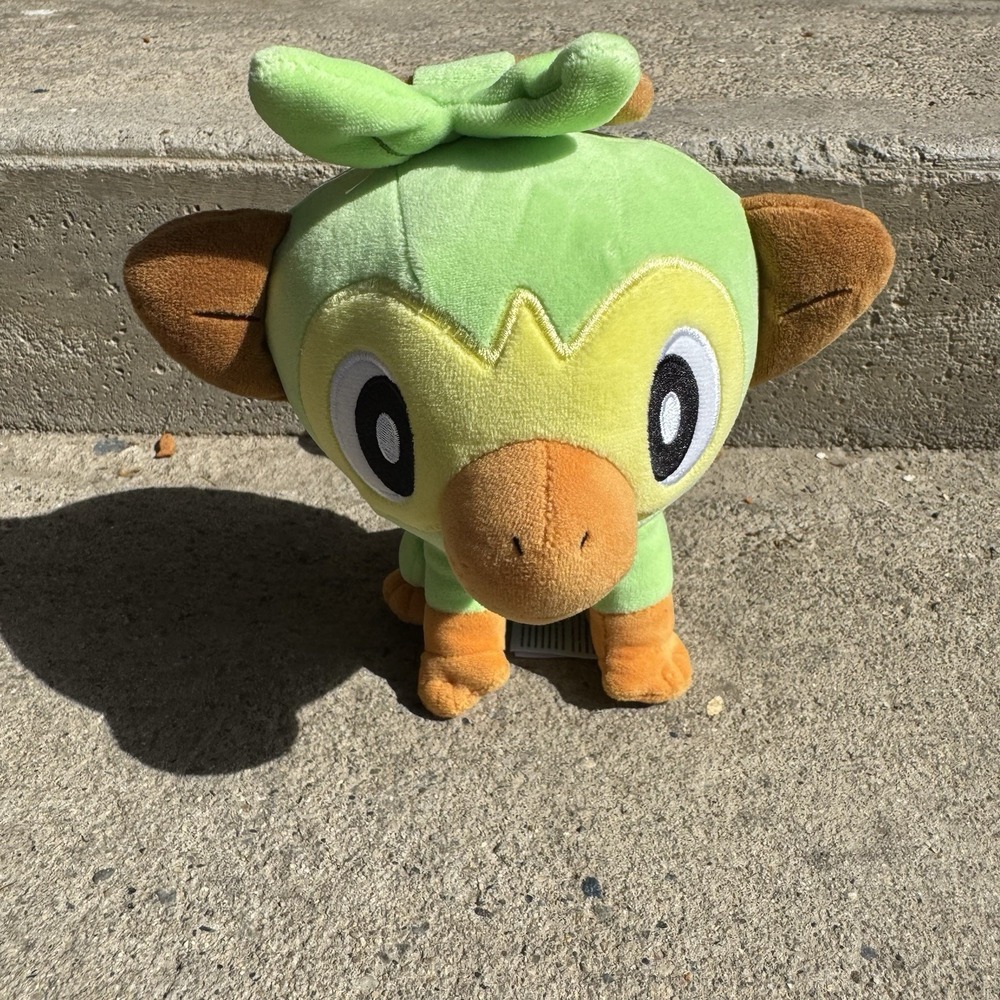 2019 Pokemon Center Galar Sword Shield Grookey 9"‎ Plush Toy Doll Stuffed Animal